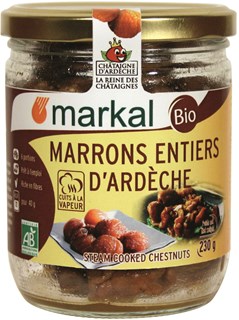 Markal Marrons entiers cuits bio 210g - 1492